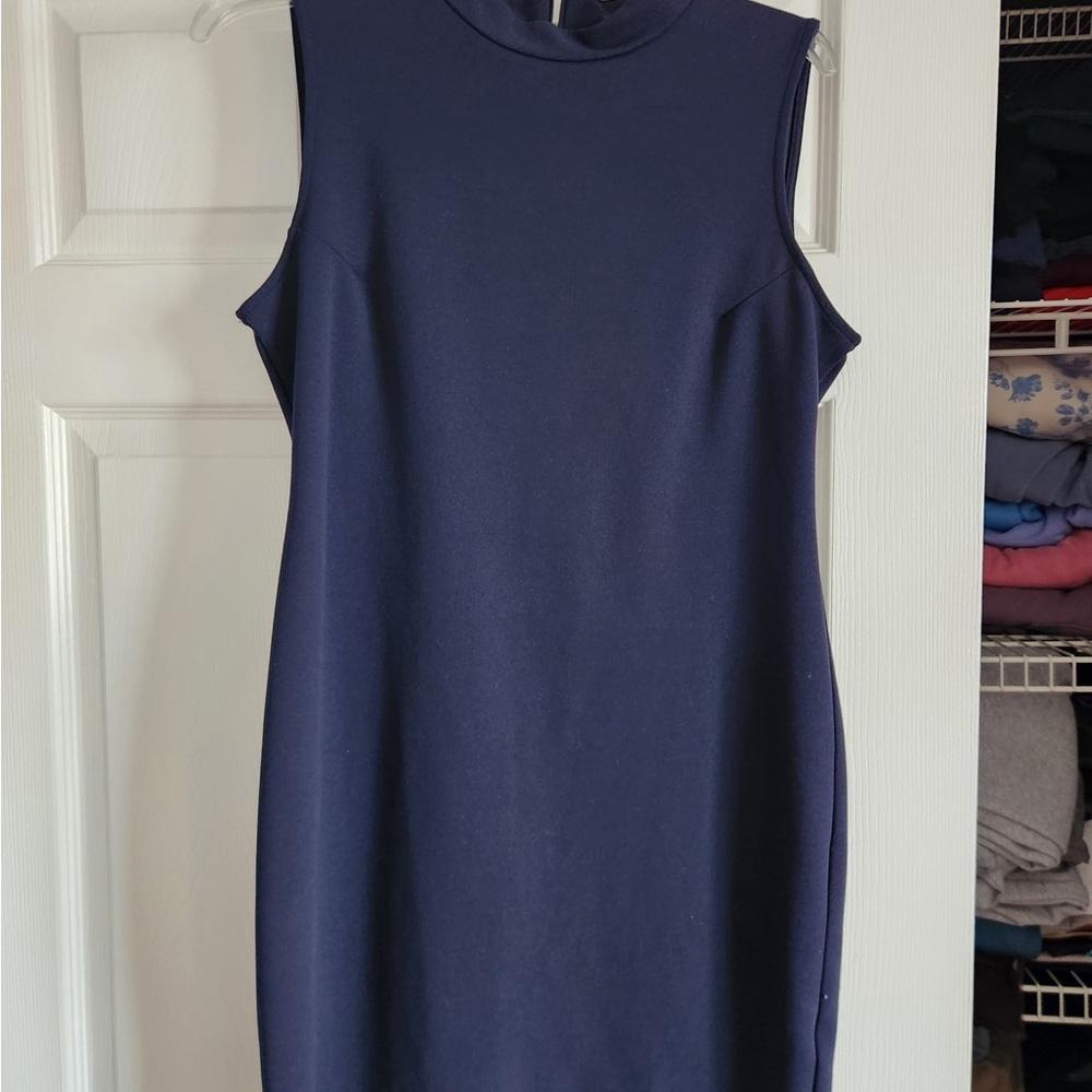Sharagano Navy Mini Dress